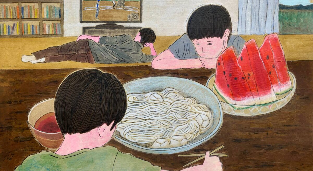 スイカとソーメンと甲子園